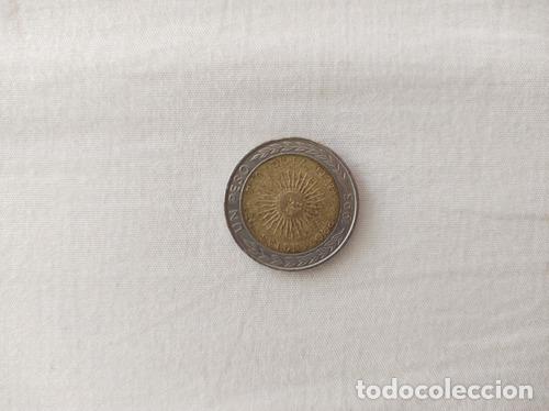 Monedas antiguas de Am&eacute;rica: moneda argentina 1995 con error - Foto 1