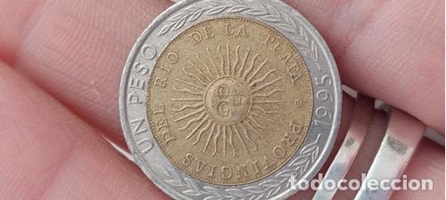 Monedas antiguas de Am&eacute;rica: moneda argentina de 1 error provingias - Foto 1