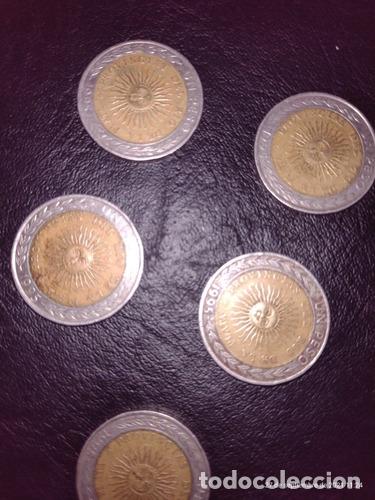 Monedas antiguas de Am&eacute;rica: moneda argentina de 1 1995 - Foto 1