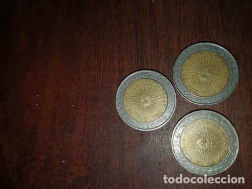 Monedas antiguas de Am&eacute;rica: monedas argentina mal escrita - Foto 1