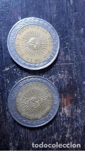 Monedas antiguas de Am&eacute;rica: moneda argentina de un peso con error - Foto 1