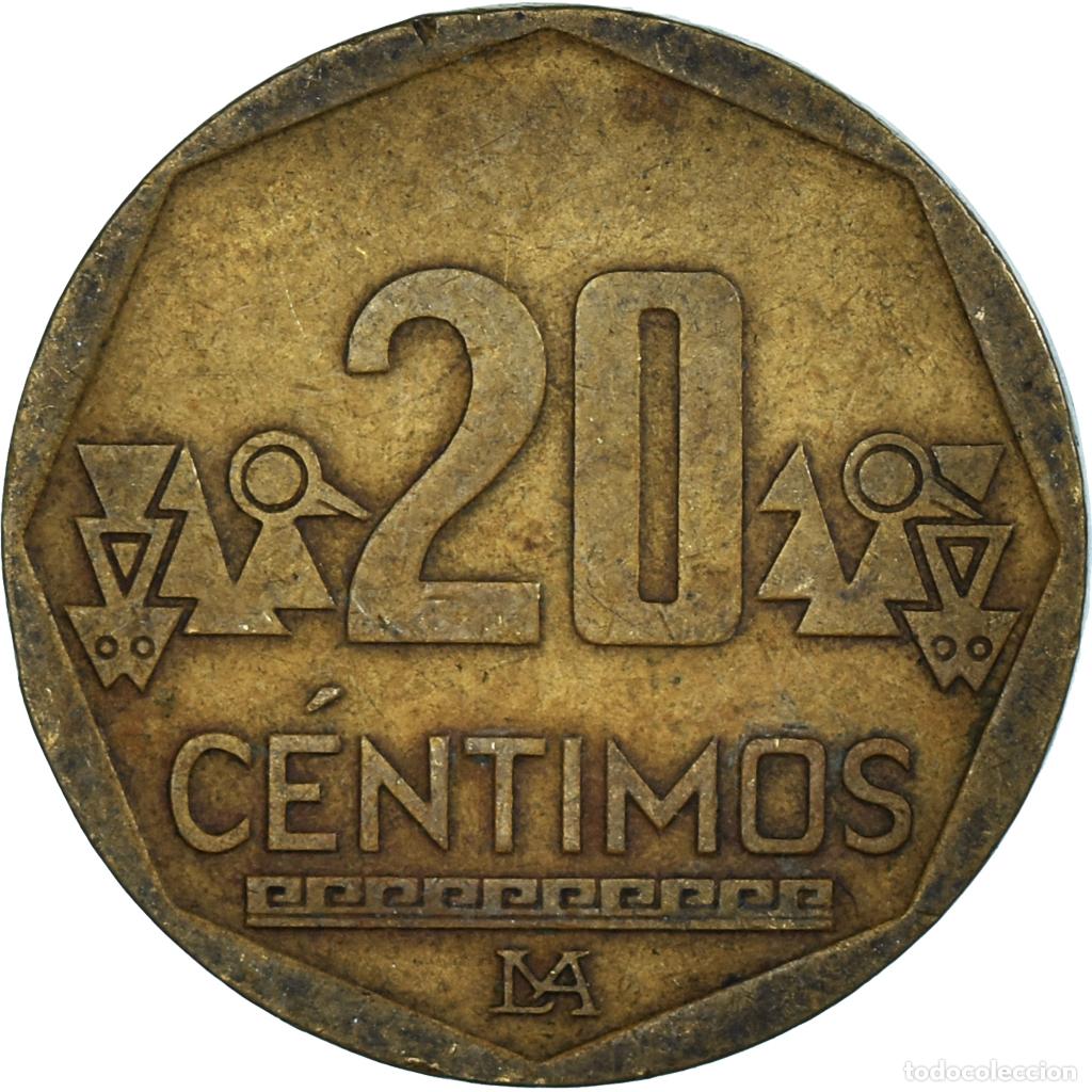 Monedas antiguas de Am&eacute;rica: [#1496898] Moneda, Per&uacute;, 20 Centimos, 2008 - Foto 2
