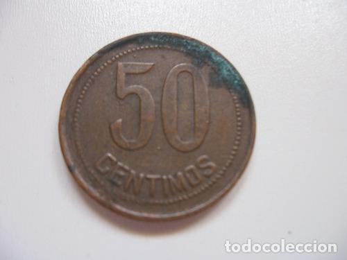 Monedas antiguas de Am&eacute;rica: moneda espana 50 centimos 1937 - Foto 1