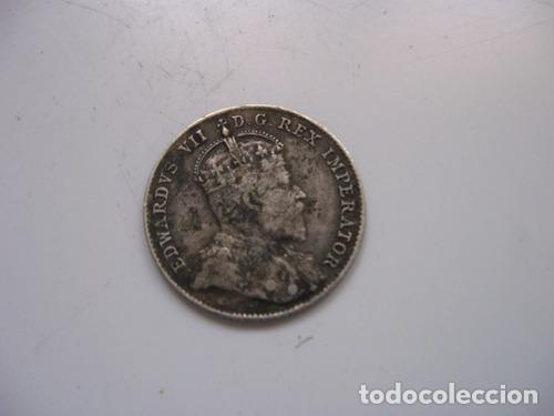 Monedas antiguas de Am&eacute;rica: moneda de plata canada 10 centavos 1910 - Foto 1