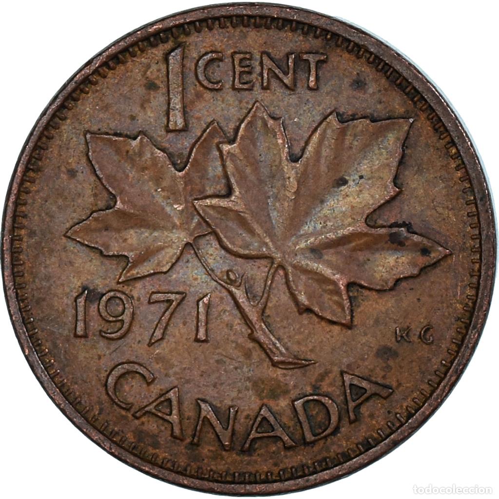 Monedas antiguas de Am&eacute;rica: [#1497764] Canad&aacute;, Cent, 1971, Bronce, MBC - Foto 2