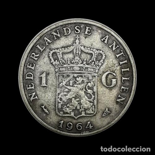 Monedas antiguas de Am&eacute;rica: holanda 1 gulde 1964 - Foto 1