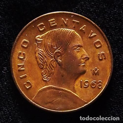 Monedas antiguas de Am&eacute;rica: mexico 5 centavos 1968 sin circular km 426 Ed. 968 - Foto 1