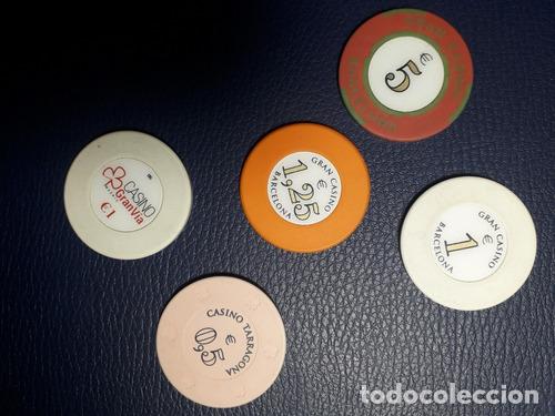 Monedas antiguas de Am&eacute;rica: fichas de casino de espana - Foto 1