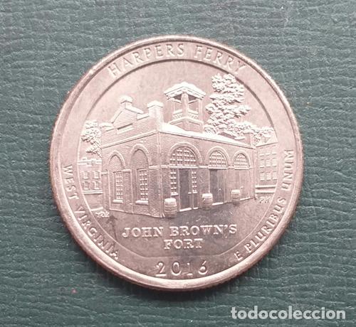 Monedas antiguas de Am&eacute;rica: 2016 eeuu 25 c dolar parques west virginia - Foto 1
