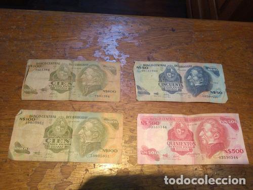 Monedas antiguas de Am&eacute;rica: billetes antiguos de uruguay - Foto 1