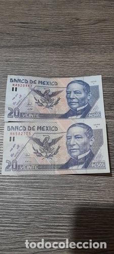 Monedas antiguas de Am&eacute;rica: billete antiguo de mexico - Foto 1
