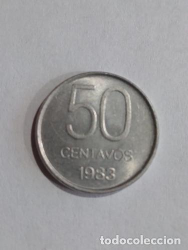 Monedas antiguas de Am&eacute;rica: moneda argentina 50 centavos 1983 - Foto 1