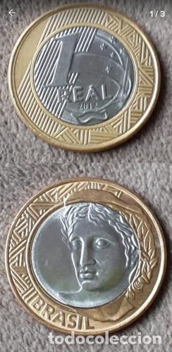 Monedas antiguas de Am&eacute;rica: moneda de brasil ano 2012 - Foto 1