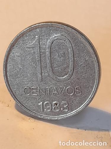 Monedas antiguas de Am&eacute;rica: moneda argentina 10 centavos 1983 - Foto 1