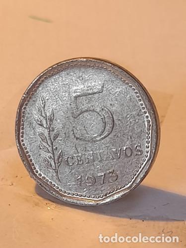 Monedas antiguas de Am&eacute;rica: moneda argentina 5 centavos 1973 - Foto 1