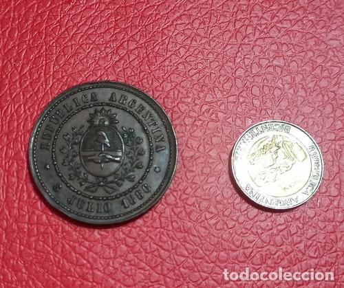 Monedas antiguas de Am&eacute;rica: numismatica medalla edificios escuelas 1886 rgrande - Foto 1