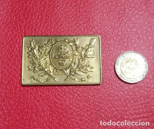 Monedas antiguas de Am&eacute;rica: numismatica medalla combate naval juncal 1927 - Foto 1