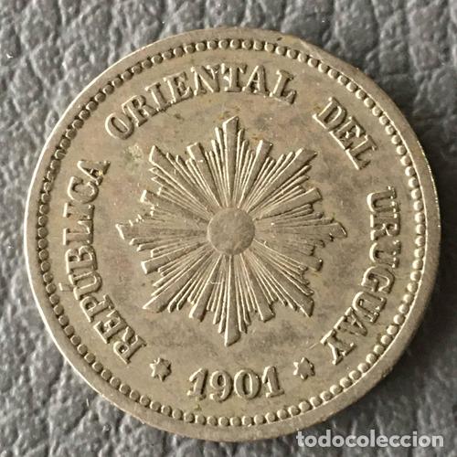 Monedas antiguas de Am&eacute;rica: uruguay moneda de 2 centesimo 1901 - Foto 1