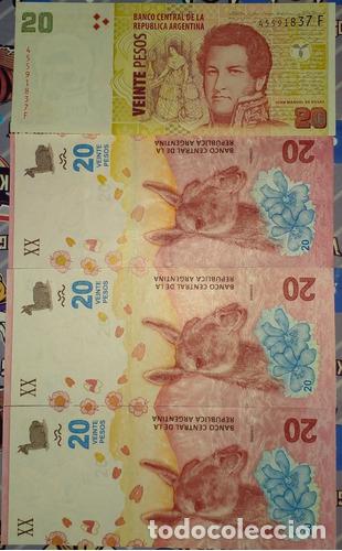 Monedas antiguas de Am&eacute;rica: billete argentina - Foto 1