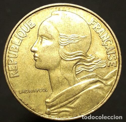 Monedas antiguas de Am&eacute;rica: moneda francia 20 centimes 1966 - Foto 1