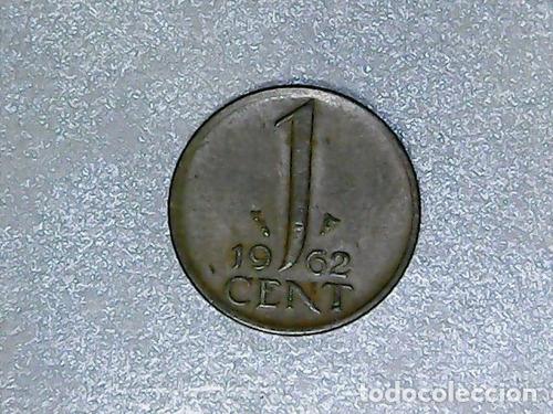 Monedas antiguas de Am&eacute;rica: holanda moneda 1 cent 1962 km 180 - Foto 1