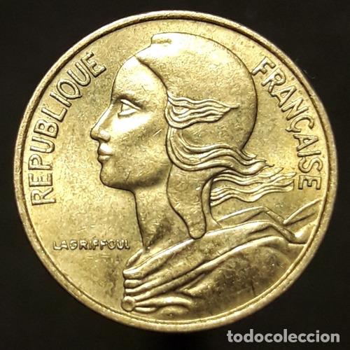 Monedas antiguas de Am&eacute;rica: moneda francia 5 centimes 1976 - Foto 1