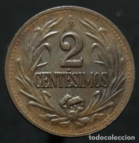 Monedas antiguas de Am&eacute;rica: moneda uruguay 2 centesimos 1947 - Foto 1