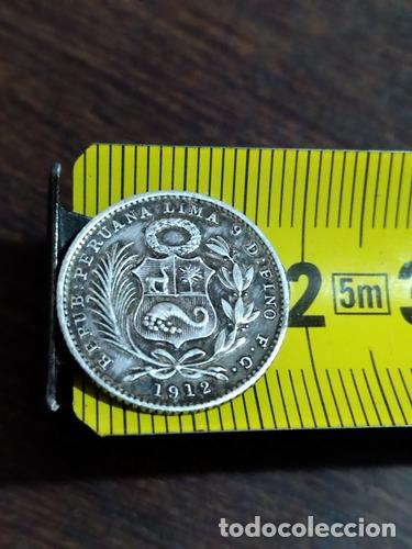 Monedas antiguas de Am&eacute;rica: moneda de peru de plata - Foto 1