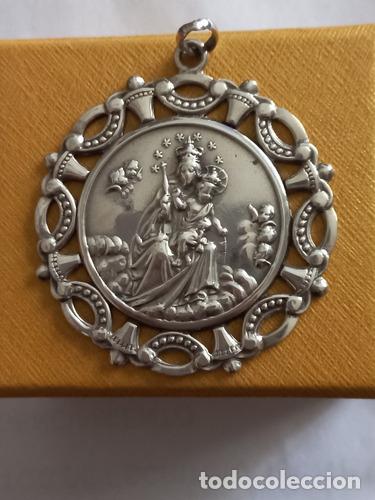 Monedas antiguas de Am&eacute;rica: medalla virgen de pompeya en plata 925