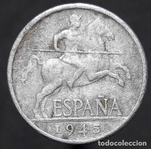 Monedas antiguas de Am&eacute;rica: moneda espana 5 centavos 1945 - Foto 1