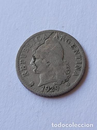 Monedas antiguas de Am&eacute;rica: moneda argentina 1929 5 centavos - Foto 1