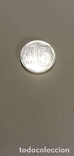 Monedas antiguas de Am&eacute;rica: moneda argentina de 5 australes - Foto 1