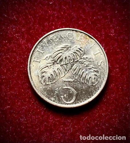 Monedas antiguas de Am&eacute;rica: moneda 5 centavos singapur 1997 km 99 - Foto 1