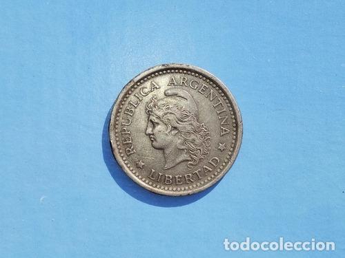 Monedas antiguas de Am&eacute;rica: moneda argentina 1958 - Foto 1