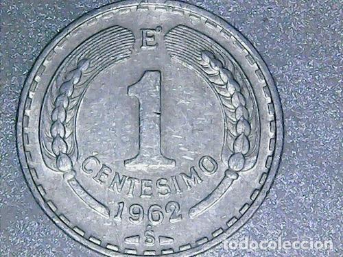 Monedas antiguas de Am&eacute;rica: chile moneda 1 centesimo 1962 km 189 - Foto 1
