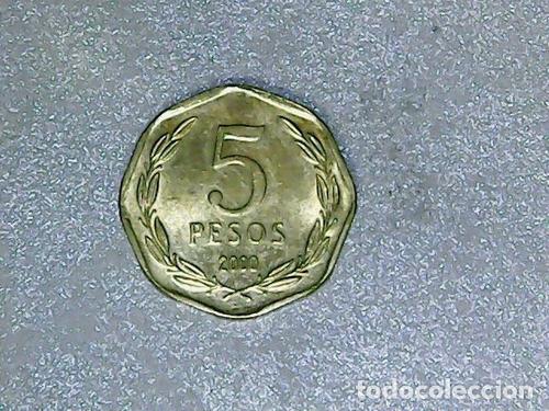 Monedas antiguas de Am&eacute;rica: chile moneda 5 pesos 2000 km 232 - Foto 1