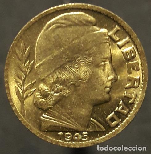 Monedas antiguas de Am&eacute;rica: moneda argentina 5 centavos 1945 - Foto 1