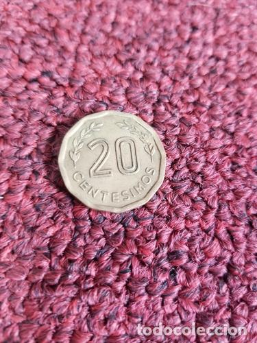 Monedas antiguas de Am&eacute;rica: moneda de uruguay 20 centesimos 1977 - Foto 1