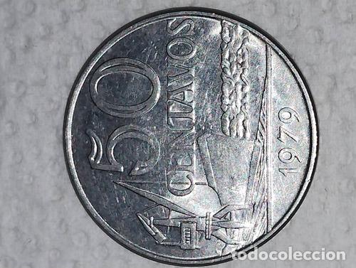 Monedas antiguas de Am&eacute;rica: moneda brasil 50 centavos de 1979 - Foto 1