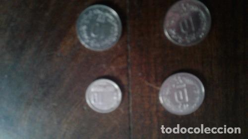 Monedas antiguas de Am&eacute;rica: cuatro monedas de uruguay - Foto 1