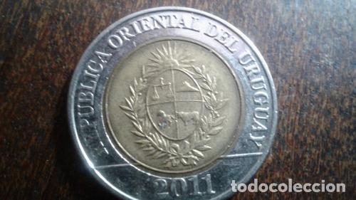 Monedas antiguas de Am&eacute;rica: moneda de 10 pesos uruguay - Foto 1