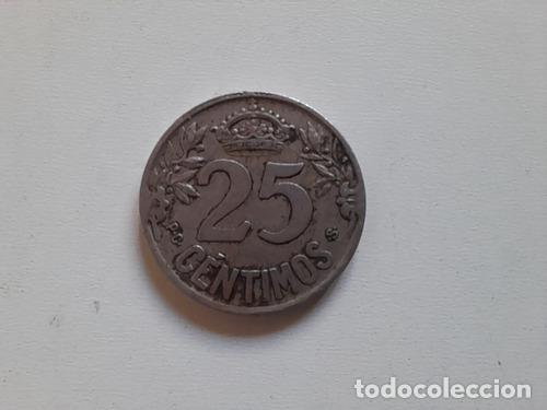 Monedas antiguas de Am&eacute;rica: moneda 25 centimos espana 1925 - Foto 1