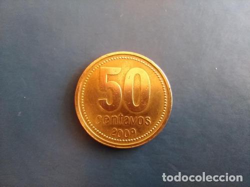 Monedas antiguas de Am&eacute;rica: moneda argentina 50 centavos 2009 - Foto 1