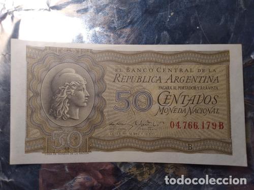 Monedas antiguas de Am&eacute;rica: argentina 50 centavos - Foto 1