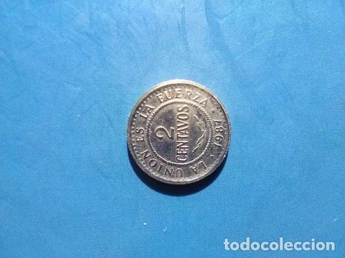 Monedas antiguas de Am&eacute;rica: moneda de bolivia 2 centavos ano 1987 - Foto 1