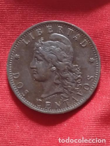 Monedas antiguas de Am&eacute;rica: argentina 2 centavos 1896 - Foto 1