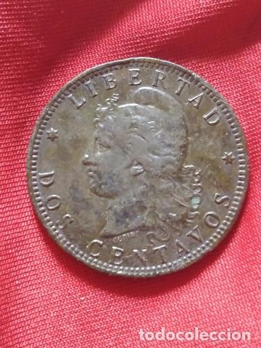 Monedas antiguas de Am&eacute;rica: argentina 2 centavos 1895 - Foto 1