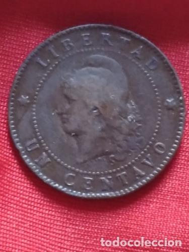 Monedas antiguas de Am&eacute;rica: argentina 1 centavo de 1889 - Foto 1