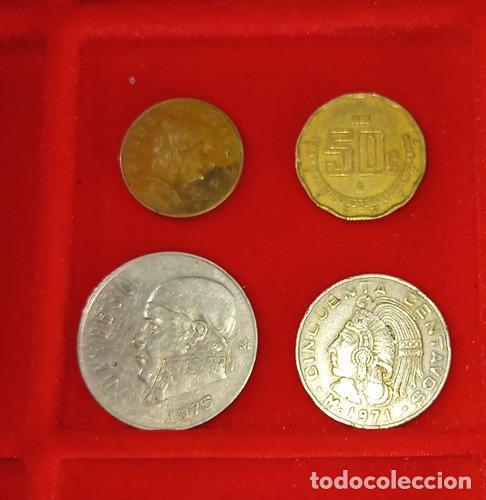 Monedas antiguas de Am&eacute;rica: 4 monedas de mexico vf - Foto 1
