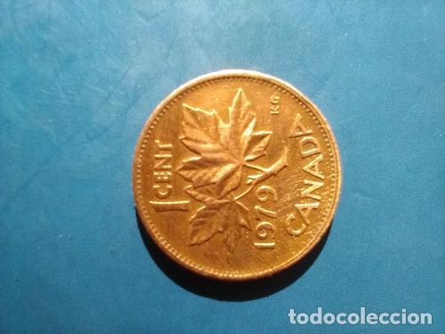 Monedas antiguas de Am&eacute;rica: moneda 1 cents canada 1979 - Foto 1